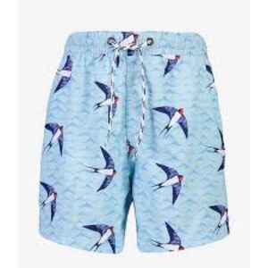 🔥🔥Snapper Rock Boys Taking Flight Bird Print Board Shorts UPF 50+(Size 10)